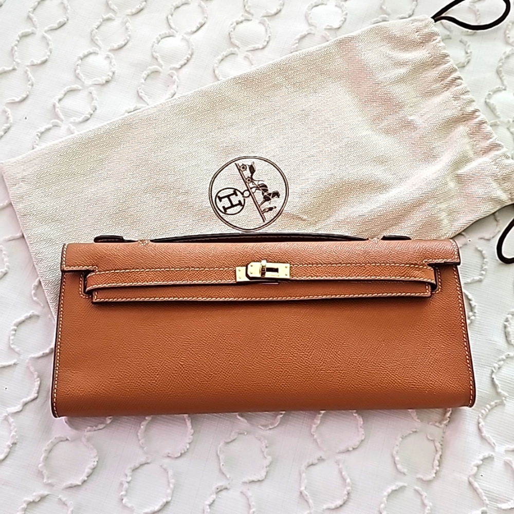 Hermes Kelly Cut Swift Gold